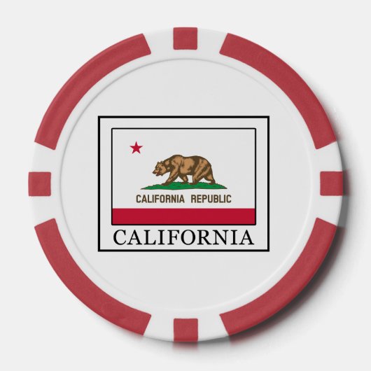 Californië Pokerchips (Voorkant)