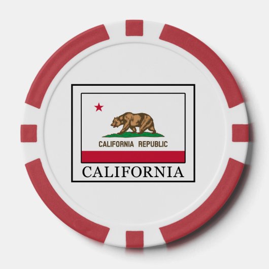 Californië Pokerchips (Voorkant)