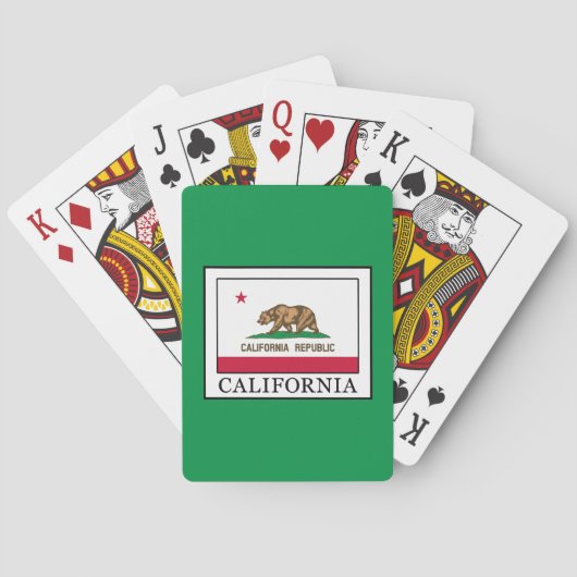 Californië Pokerkaarten (Achterkant)