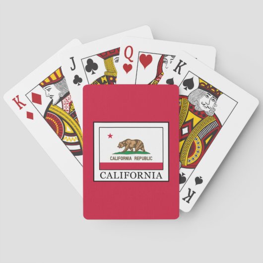 Californië Pokerkaarten (Achterkant)