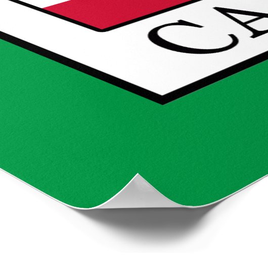 Californië Poster (Hoek)