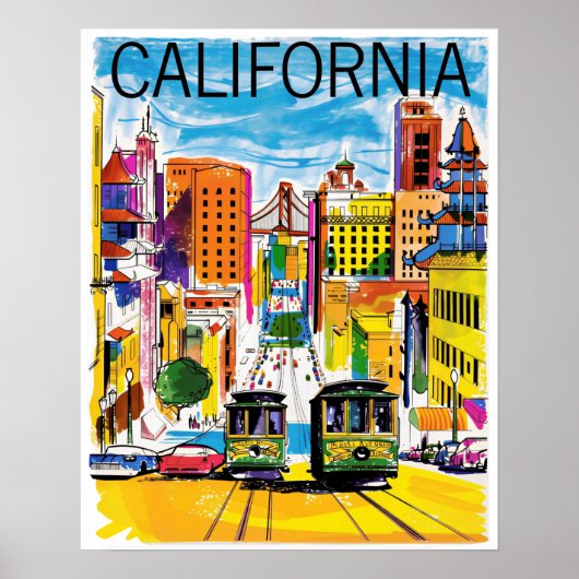 Californië poster (Voorkant)