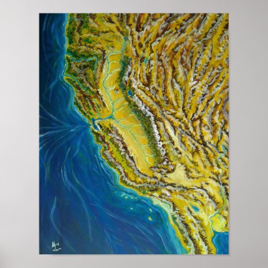 Californië Poster (Voorkant)