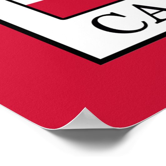 Californië Poster (Hoek)