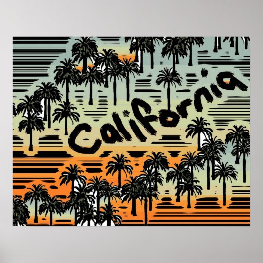 Californië Poster (Voorkant)