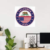 Californië Poster (Thuiskantoor)