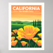  Californië Poster (Voorkant)