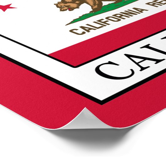 Californië Poster (Hoek)