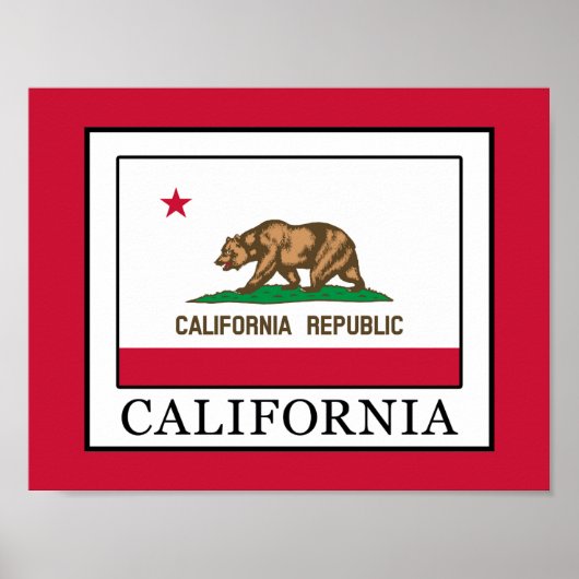 Californië Poster (Voorkant)