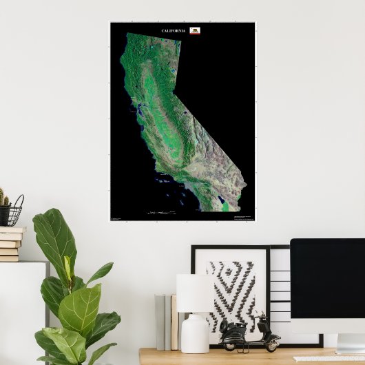 Californië Poster (Thuiskantoor)