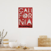 Californië Poster (Keuken)