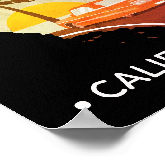 Californië-Poster Poster (Hoek)