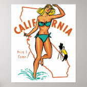  Californië-Poster Poster (Voorkant)