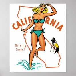  Californië-Poster Poster