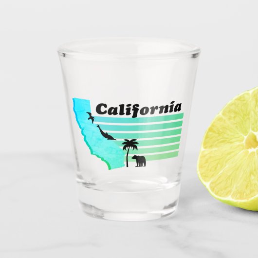 Californië-puistglas Shot Glas (Voorkant)
