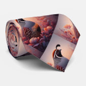 Californië Quail Wildlife Bird Natuur Stropdas (Opgerold)