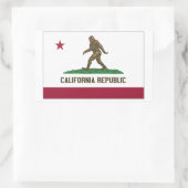 Californië Rechthoekige Sticker (Tas)