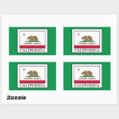 Californië Rechthoekige Sticker (Vel)