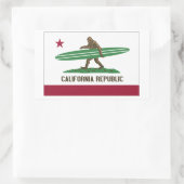 Californië Rechthoekige Sticker (Tas)