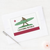 Californië Rechthoekige Sticker (Envelop)
