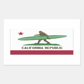 Californië Rechthoekige Sticker