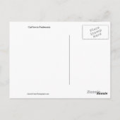 Californië Redwood Briefkaart (Achterkant)