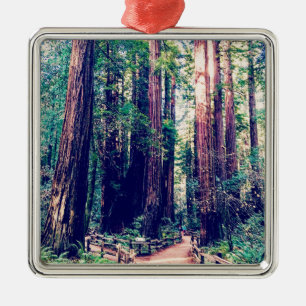 Californië Redwood Metalen Ornament