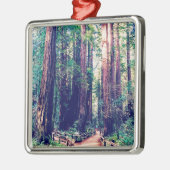Californië Redwood Metalen Ornament (Links)