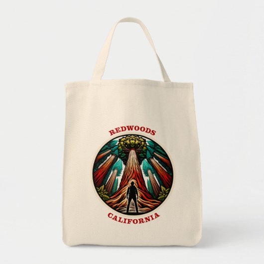 Californië Redwood Tote Bag (Voorkant)