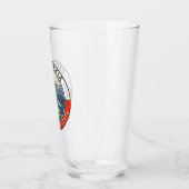 Californië Reis Kunstbadge Glas (Links)