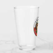 Californië Reis Kunstbadge Glas (Rechts)