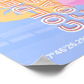 Californië, Reiskunst, Preppy Poster (Hoek)