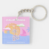 Californië, Reiskunst, Preppy Sleutelhanger (Achterkant)
