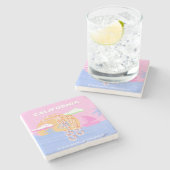 Californië, Reiskunst, Preppy Stenen Onderzetter (Zijkant)