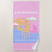 Californië, Reiskunst, Preppy Strandlaken (Voorkant)