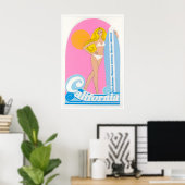 Californië Reisposter Surf Art Western Poster (Thuiskantoor)