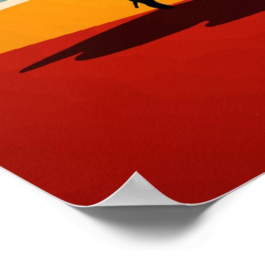 Californië: Reisposter voor The Land of Adventures Poster (Hoek)