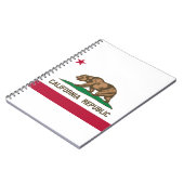Californië Republic State Flag Notitieboek (Linkerzijde)
