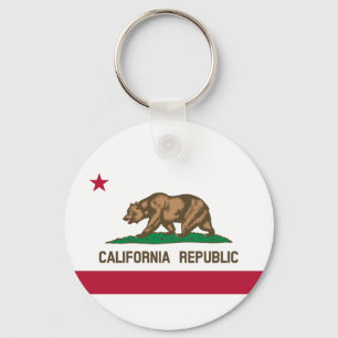 Californië Republic State Flag Sleutelhanger