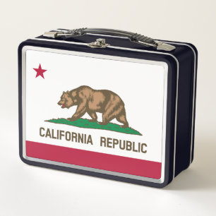 Californië Republiek Beer Vlag: Cali Gouden Staat