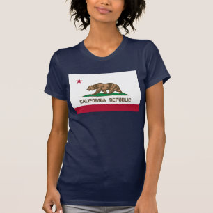 Californië Republiek Beer Vlag: Cali Gouden Staat T-shirt