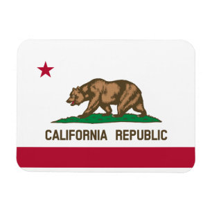 Californië Republiek Staatsvlag Magneet