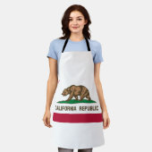 Californië Republiek Staatsvlag Schort (Gedragen)