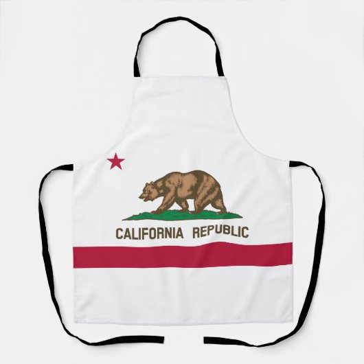 Californië Republiek Staatsvlag Schort (Voorkant)
