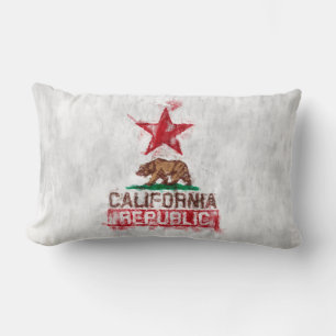 Californië Republiek Vlag Beer Schilderstijl Decor Kussen