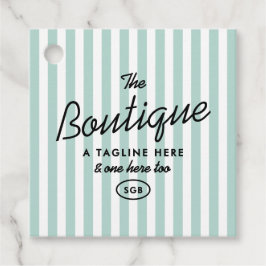 Californië Resort Gestreepte Boutique Vierkante La Bedankjes Labels