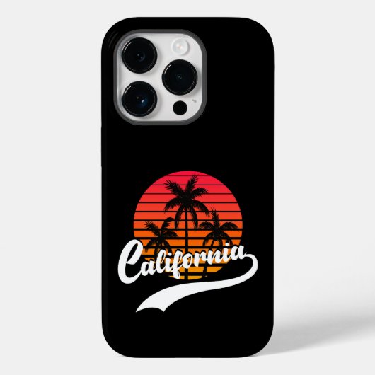 Californië Retro Case-Mate iPhone 14 Pro Hoesje (Achterkant)