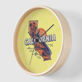 Californië Retro Staat Silhouet (Hoek)