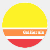 Californië retro sticker (Voorkant)