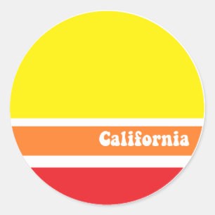 Californië retro sticker